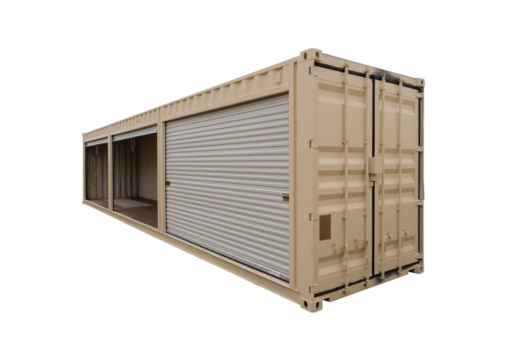 Dry Storage Container with multiple roll-up doors 12' 